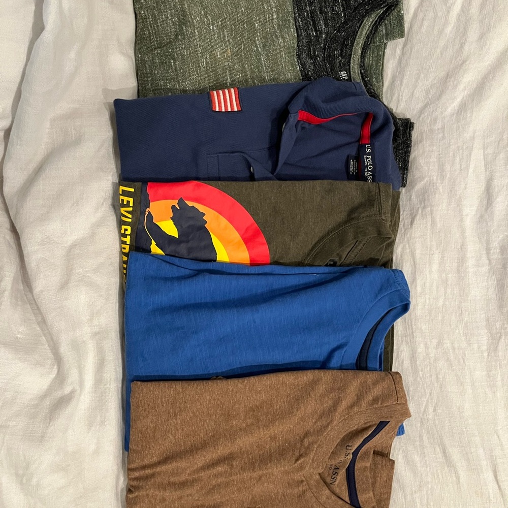 Bundle of boys size 10-12 clothes - 14 pieces total